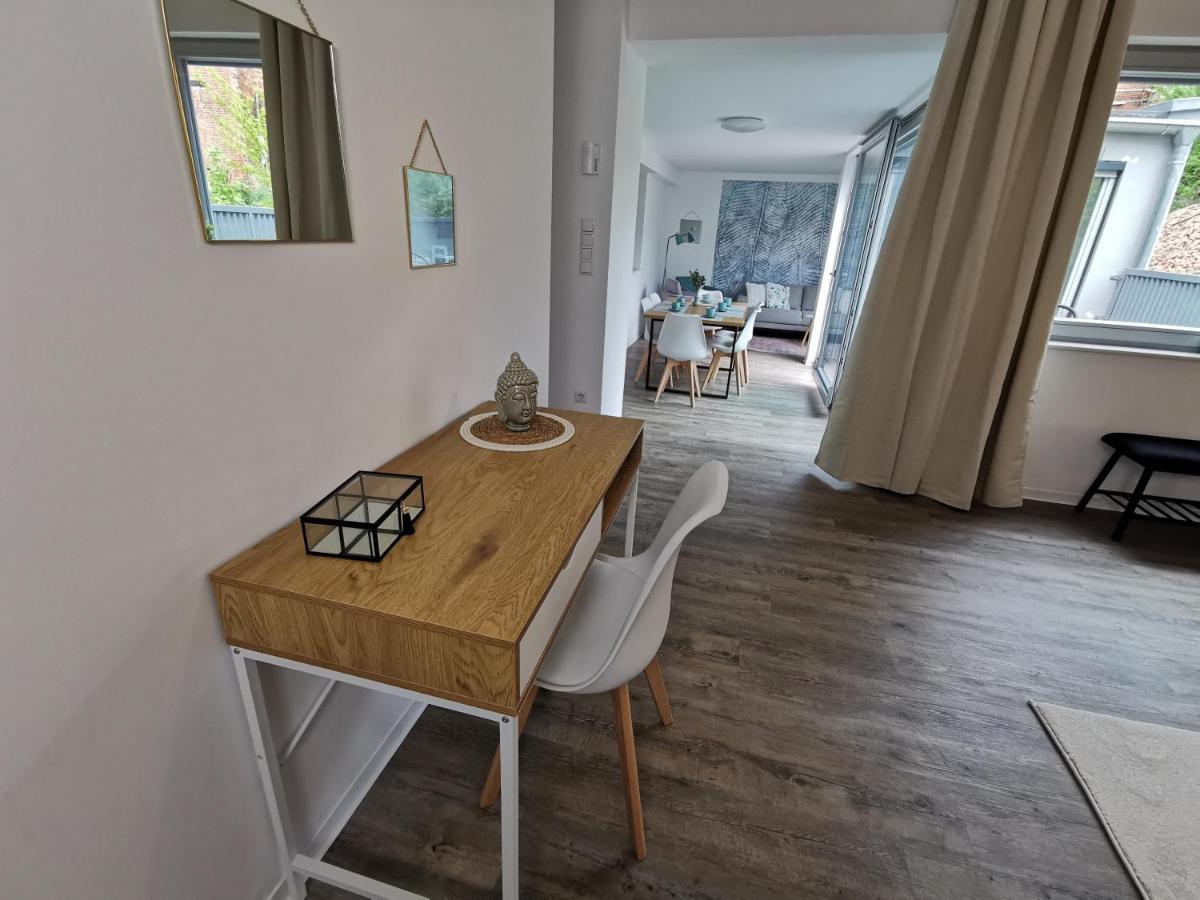 Bohnapartments - Town House Am Stadtpark - Gratis Parkplatz - Wlan Erfurt Exteriör bild