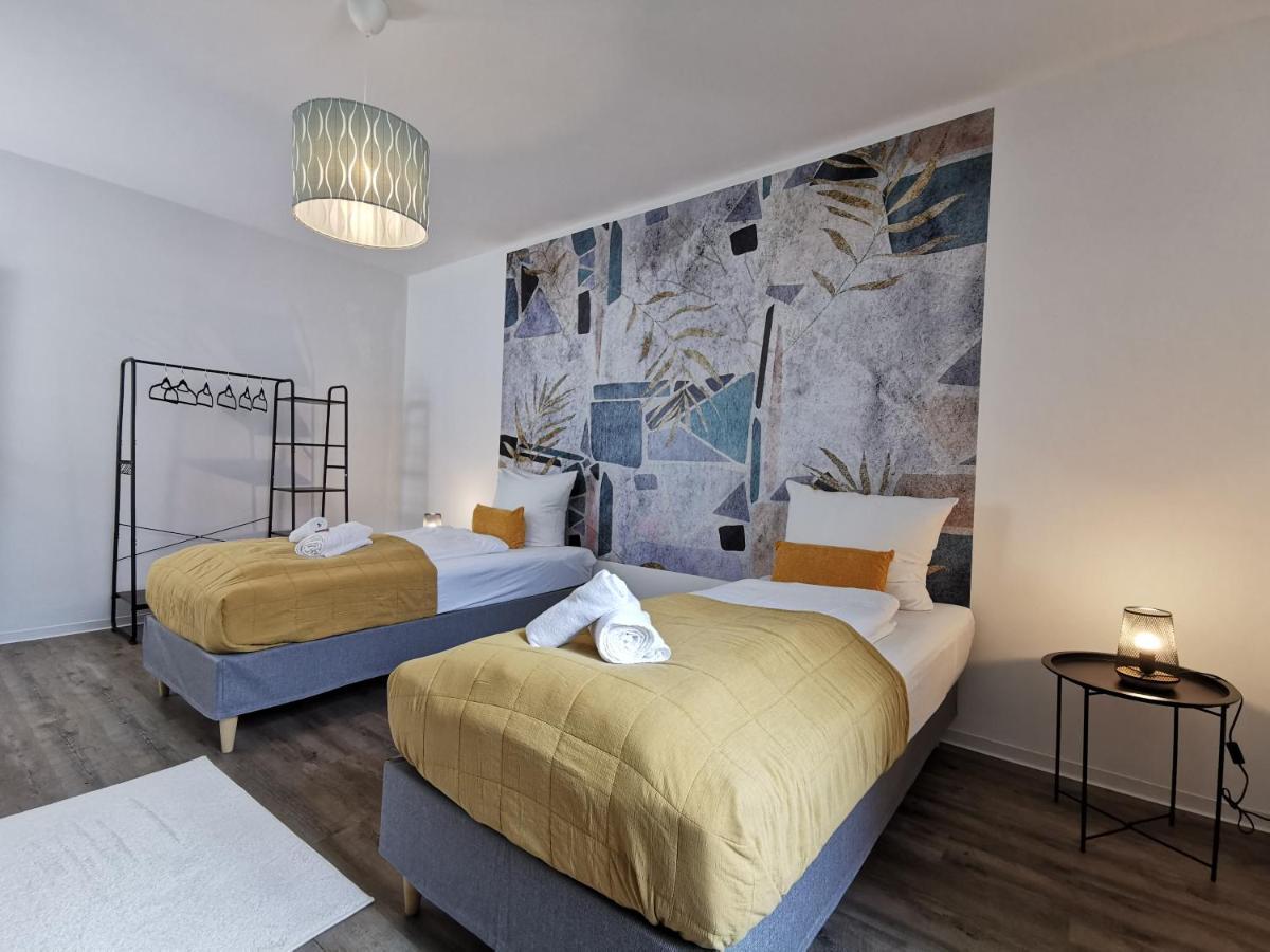 Bohnapartments - Town House Am Stadtpark - Gratis Parkplatz - Wlan Erfurt Exteriör bild