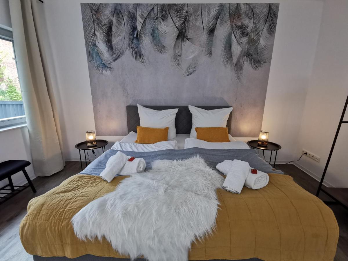 Bohnapartments - Town House Am Stadtpark - Gratis Parkplatz - Wlan Erfurt Exteriör bild