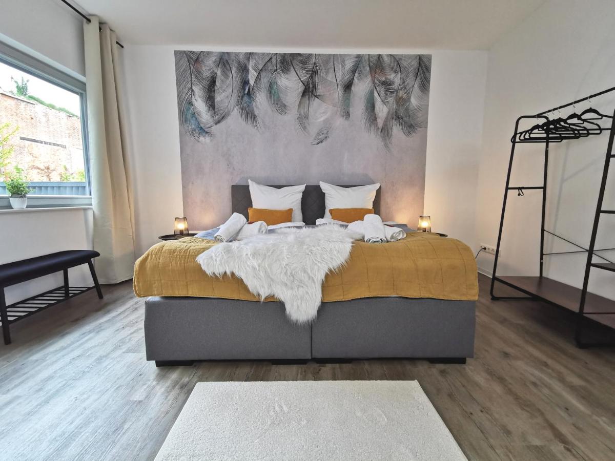 Bohnapartments - Town House Am Stadtpark - Gratis Parkplatz - Wlan Erfurt Exteriör bild