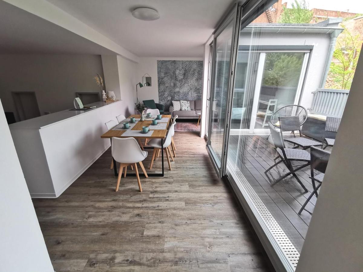 Bohnapartments - Town House Am Stadtpark - Gratis Parkplatz - Wlan Erfurt Exteriör bild