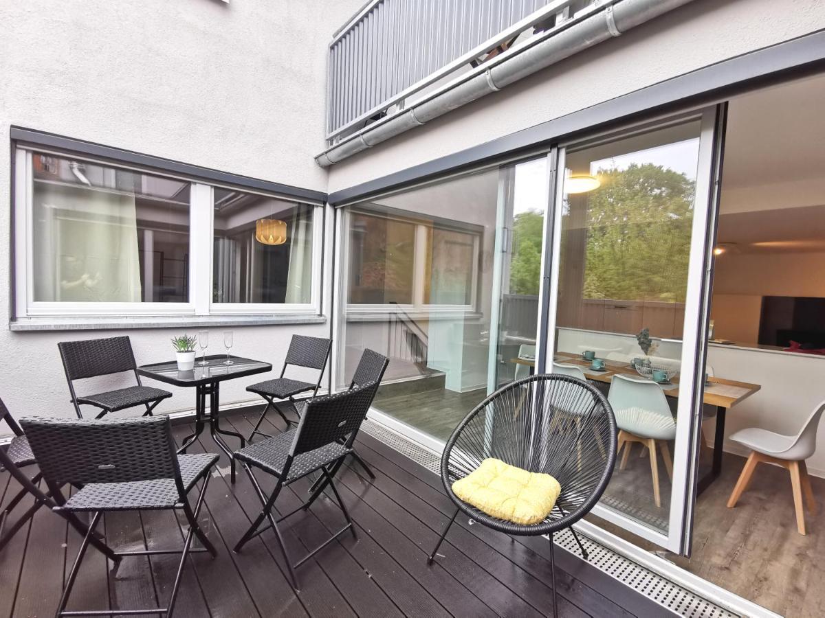 Bohnapartments - Town House Am Stadtpark - Gratis Parkplatz - Wlan Erfurt Exteriör bild