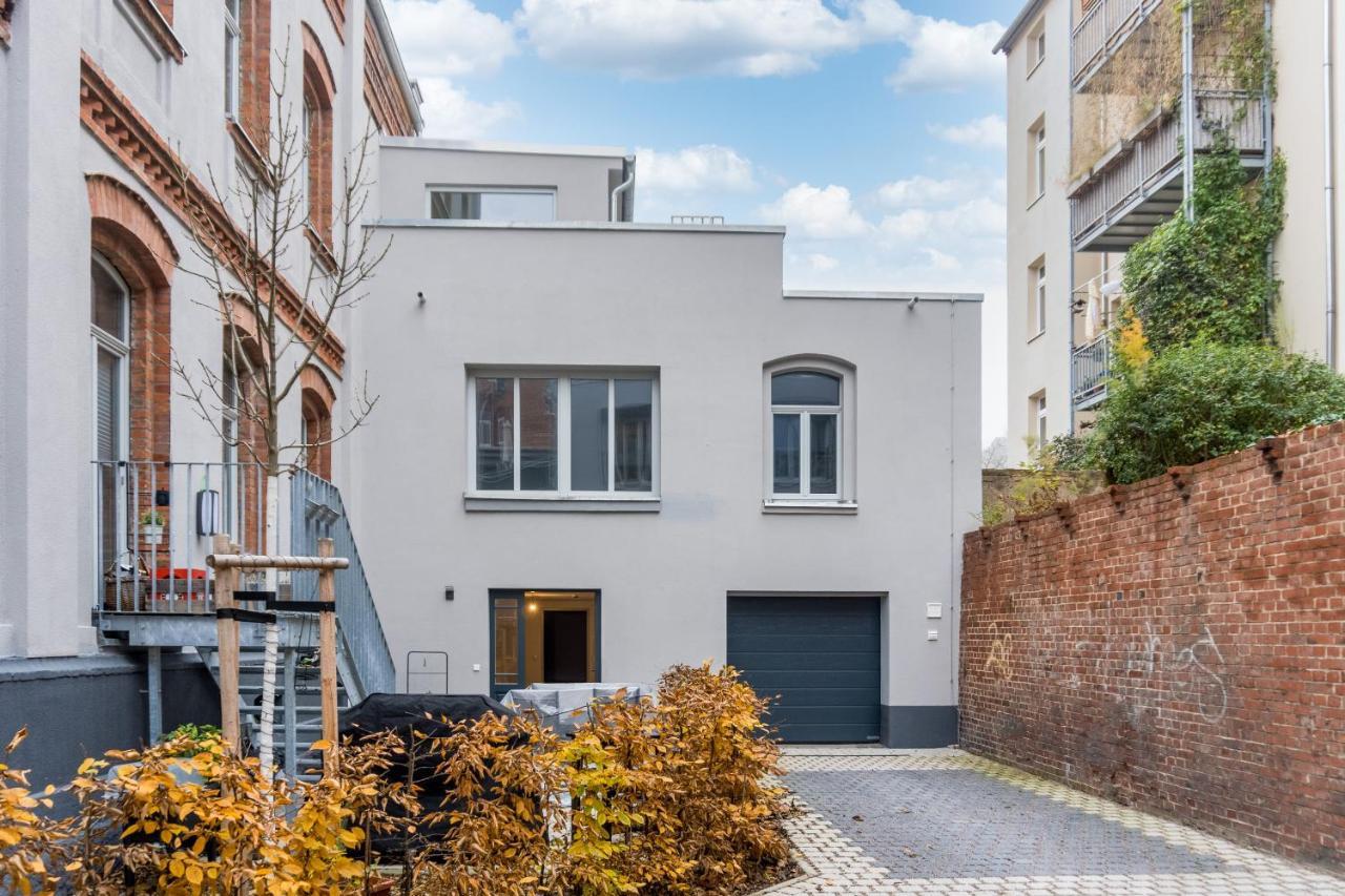 Bohnapartments - Town House Am Stadtpark - Gratis Parkplatz - Wlan Erfurt Exteriör bild